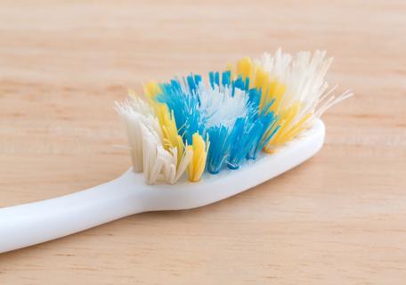 Scruffy-looking toothbrush